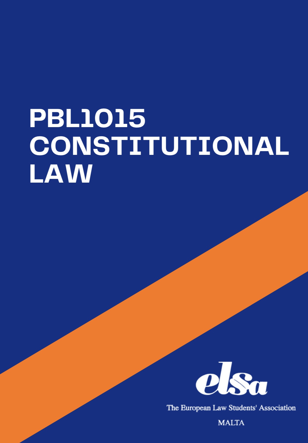 PBL1015 - Constitutional Law