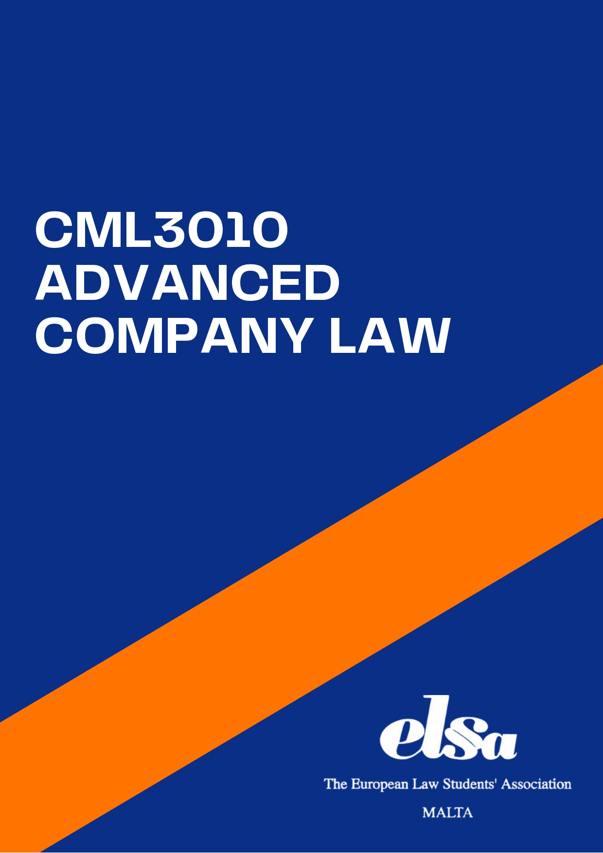 CML3010 - Advanced Company Law