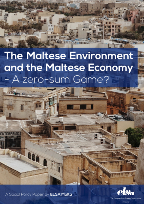 The Maltese Environment and Economy