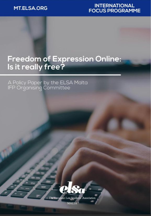 Freedom of Expression Online: Is it really free?