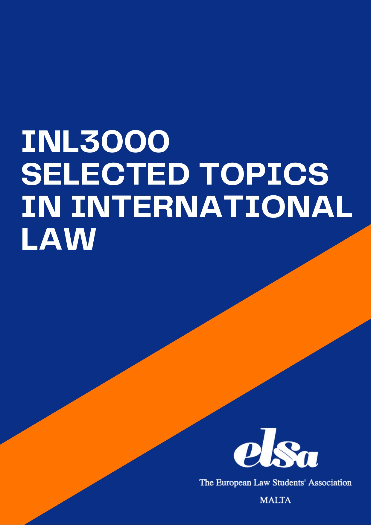 INL3000 - Selected Topics In International Law