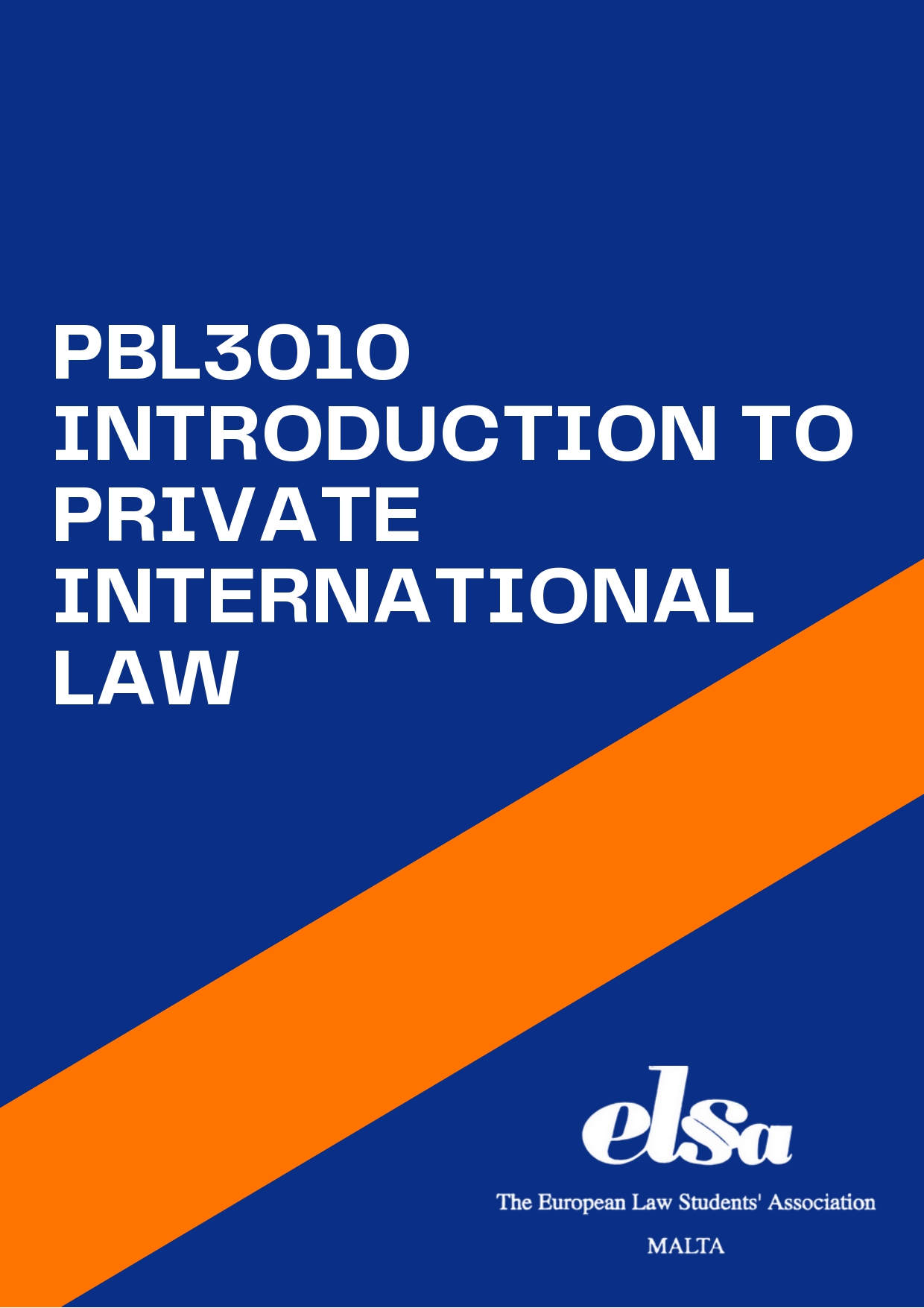PBL3010 - Introduction to Private International Law