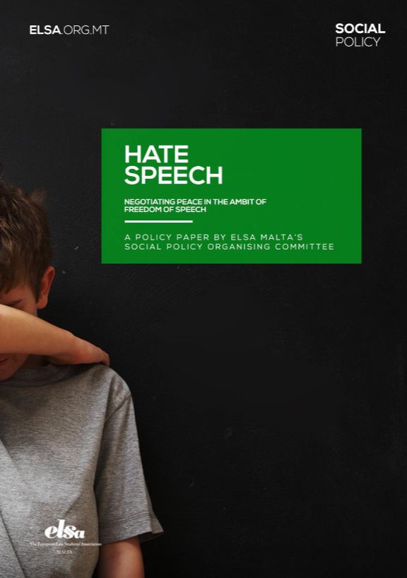 Hate Speech: "Negotiating Peace in the Ambit of Freedom of Speech"