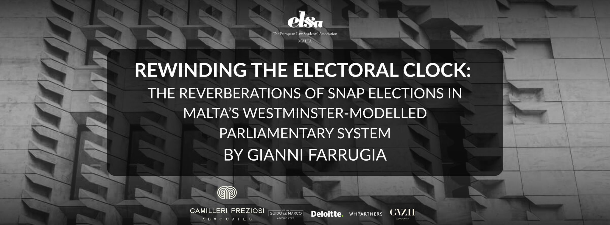 Rewinding the Electoral Clock